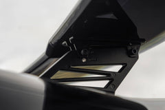 Kies-Motorsports IND Distribution TREVORA TR87 V2 Carbon Rear Wing - Flat Trunk Mount