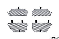 Kies-Motorsports IND Distribution Zunsport G8X M3 / M4 Vorsteiner Aero Front Grille Mesh Set Without Adaptive Cruise Control