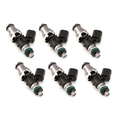 Kies-Motorsports Injector Dynamics Injector Dynamics 1340cc Injectors - 48mm Length - 14mm Grey Top - 14mm Lower O-Ring (Set of 6)