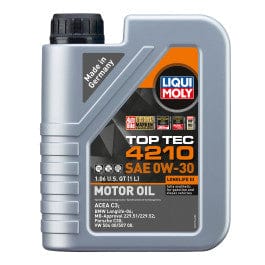 Kies-Motorsports Kies Bundles Liqui Moly Motor Oils - 5 Liter Bottles SAE 0W-20 Top Tec 4210