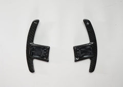 Kies-Motorsports Kies Carbon Kies Carbon Full Carbon Fiber Paddle Shifter Extensions for G20 BMW 3 Series and A90 Toyota Supra Gloss Black