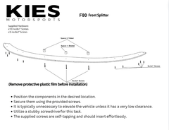 Kies-Motorsports Kies Essential Trim Kits Kies Essential Exterior Trim Kit  BMW F80