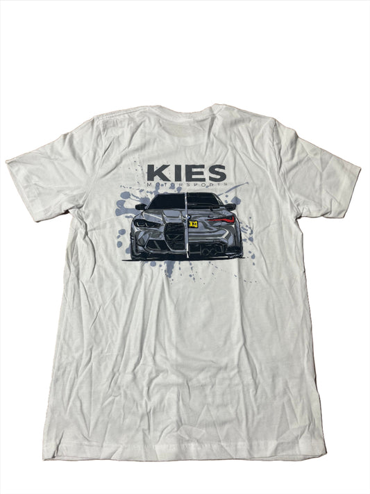 Kies-Motorsports Kies Merchandise Kies Motorsports G82 M4 Outline T Shirt Small / White