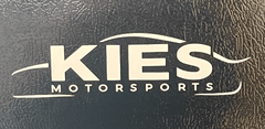 Kies-Motorsports Kies Merchandise Kies Motorsports White Logo Decal Kies Car Logo