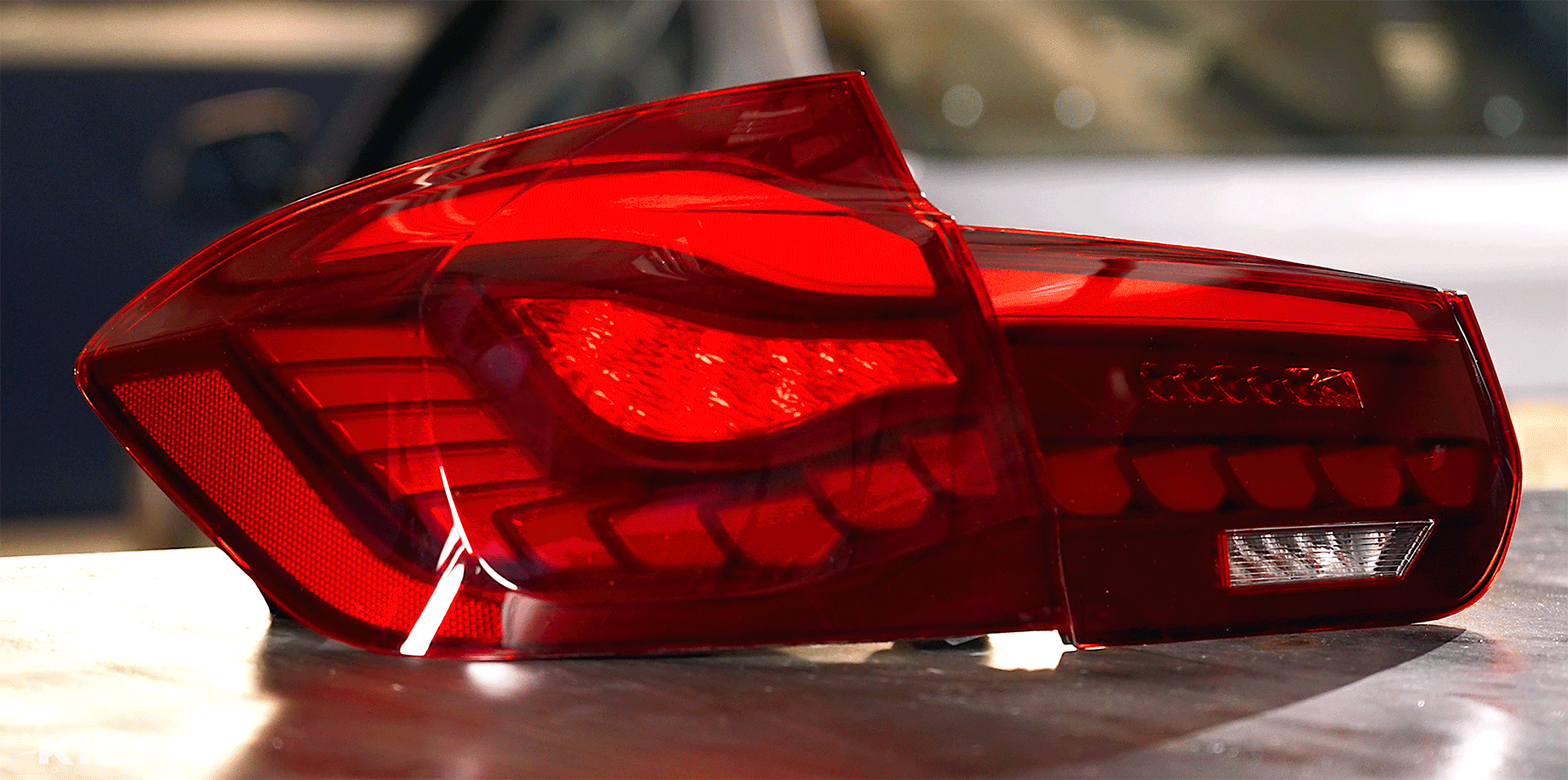 BMW 3 Series F30 M3 F80 GTS Style OLED Sequential Tail Lights SET V1 RED