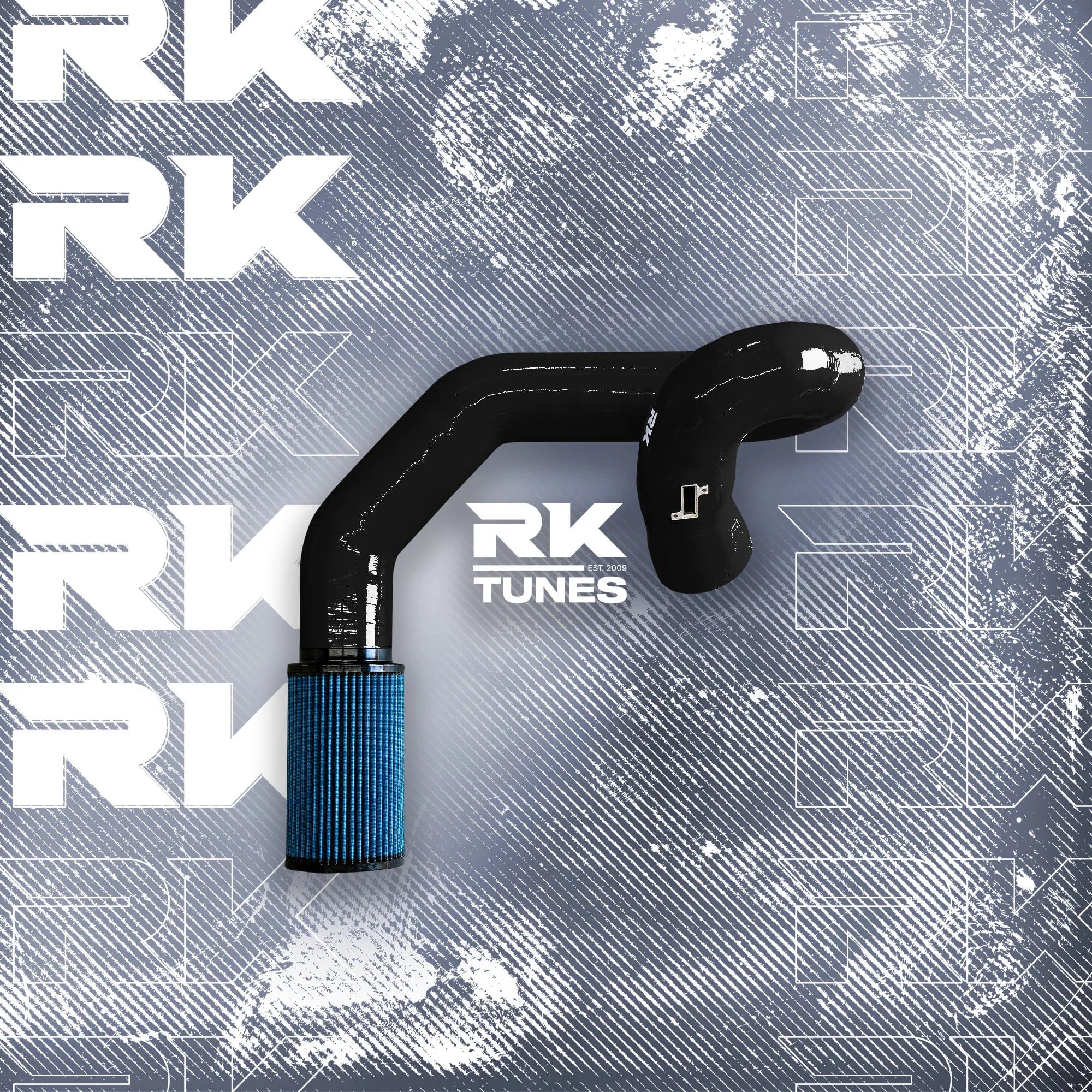 Kies-Motorsports Kies Motorsports BMW F-Series B58 Front Mount Intake Black / Blue Air Filter