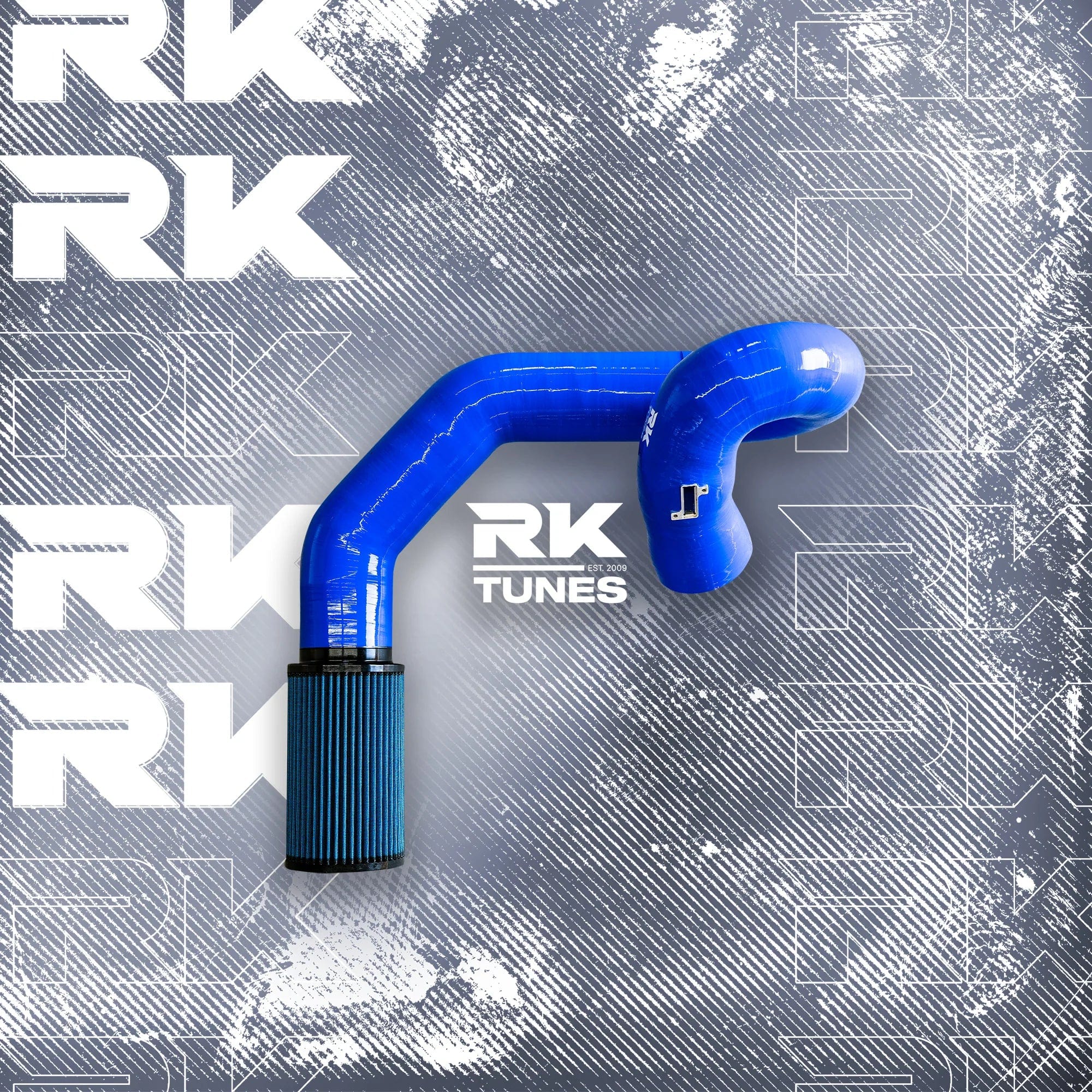 Kies-Motorsports Kies Motorsports BMW F-Series B58 Front Mount Intake Blue / Blue Air Filter