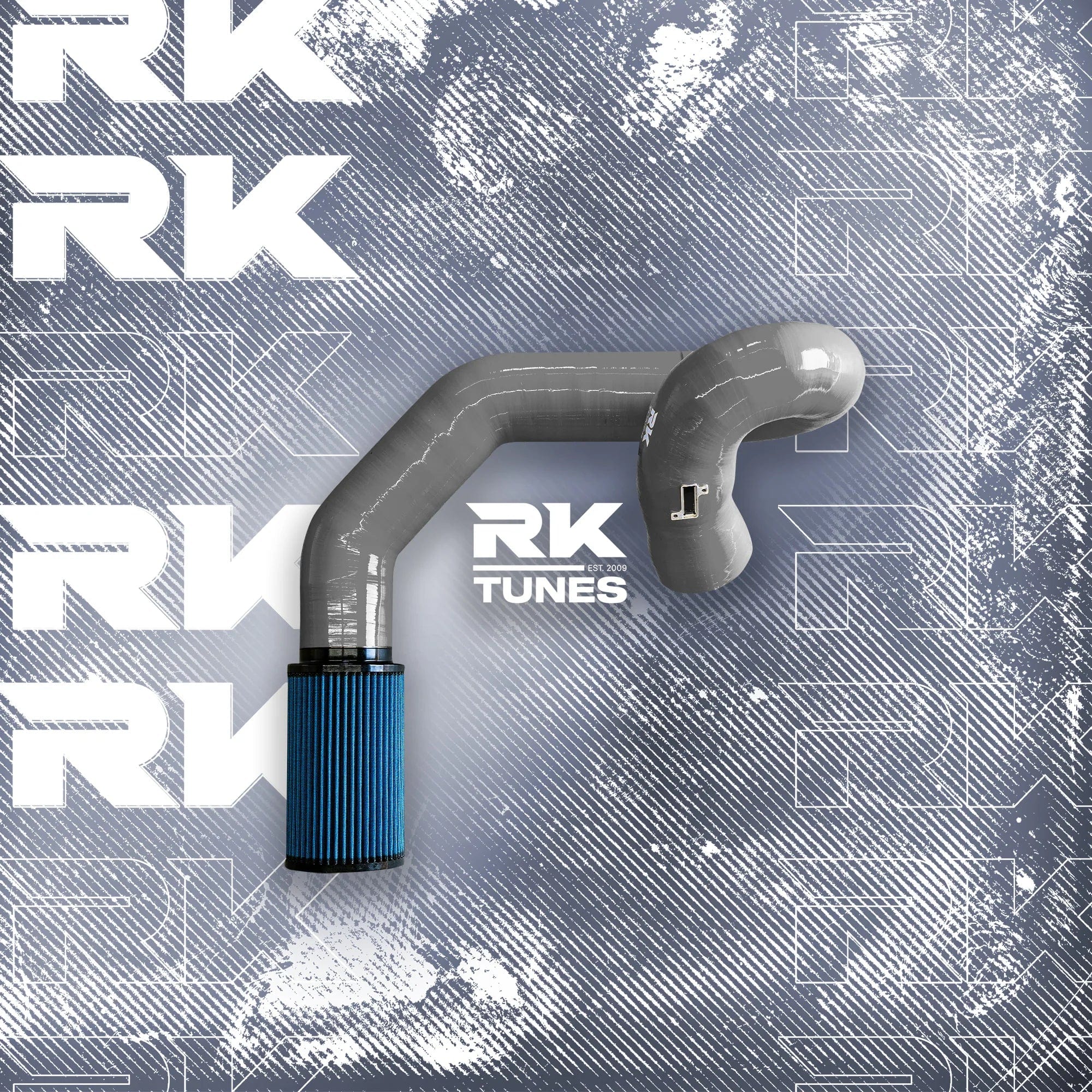 Kies-Motorsports Kies Motorsports BMW F-Series B58 Front Mount Intake Grey / Red Air Filter