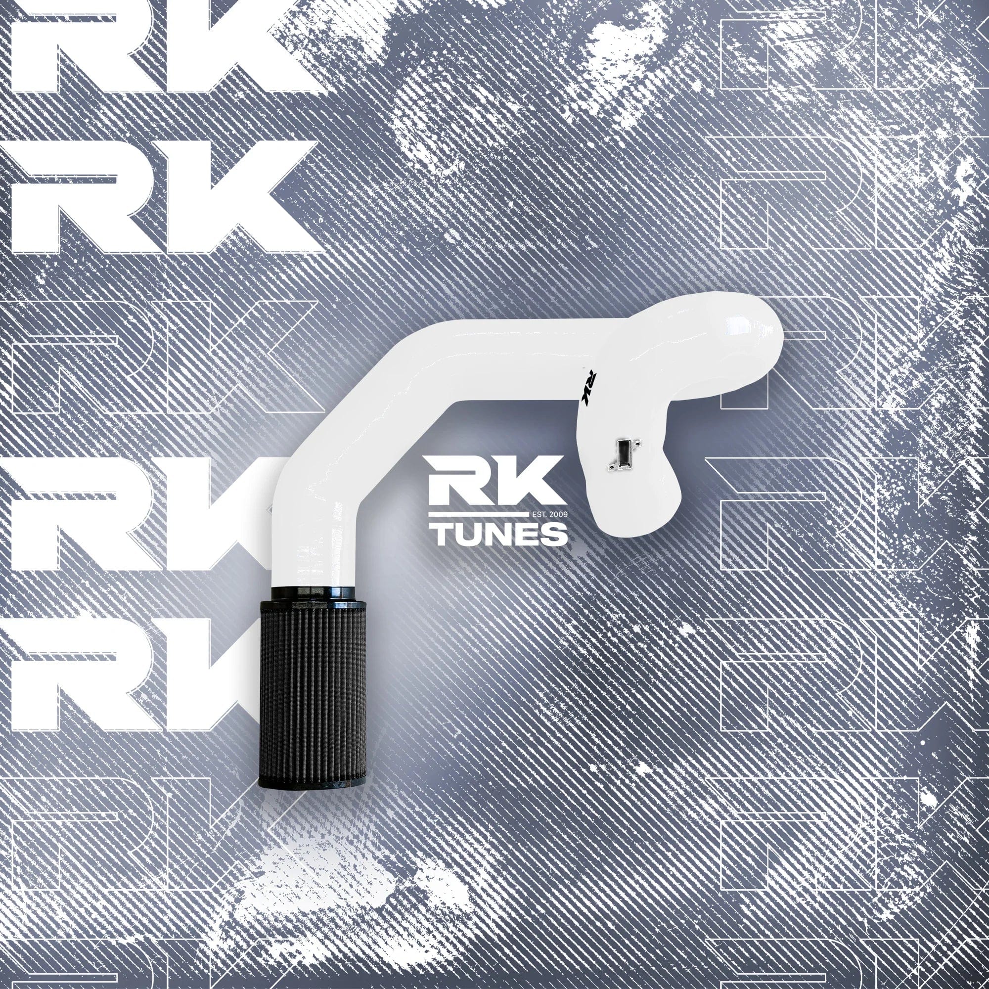 Kies-Motorsports Kies Motorsports BMW F-Series B58 Front Mount Intake White / Black Air Filter