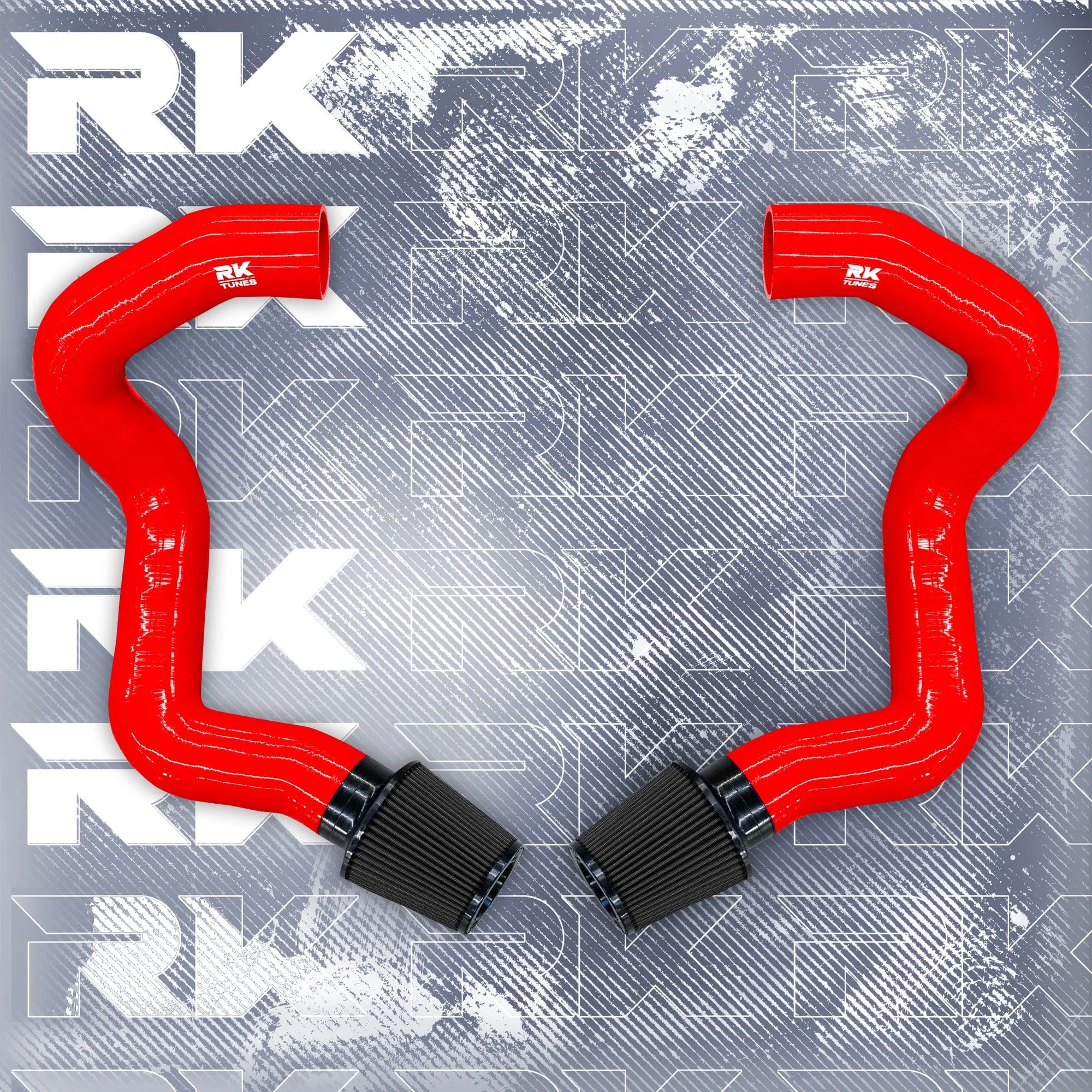 Kies-Motorsports Kies Motorsports BMW F90 M5 M8 / G30 2020+ M550i Front Mount Intakes Red / Black Air Filter / M5/M8