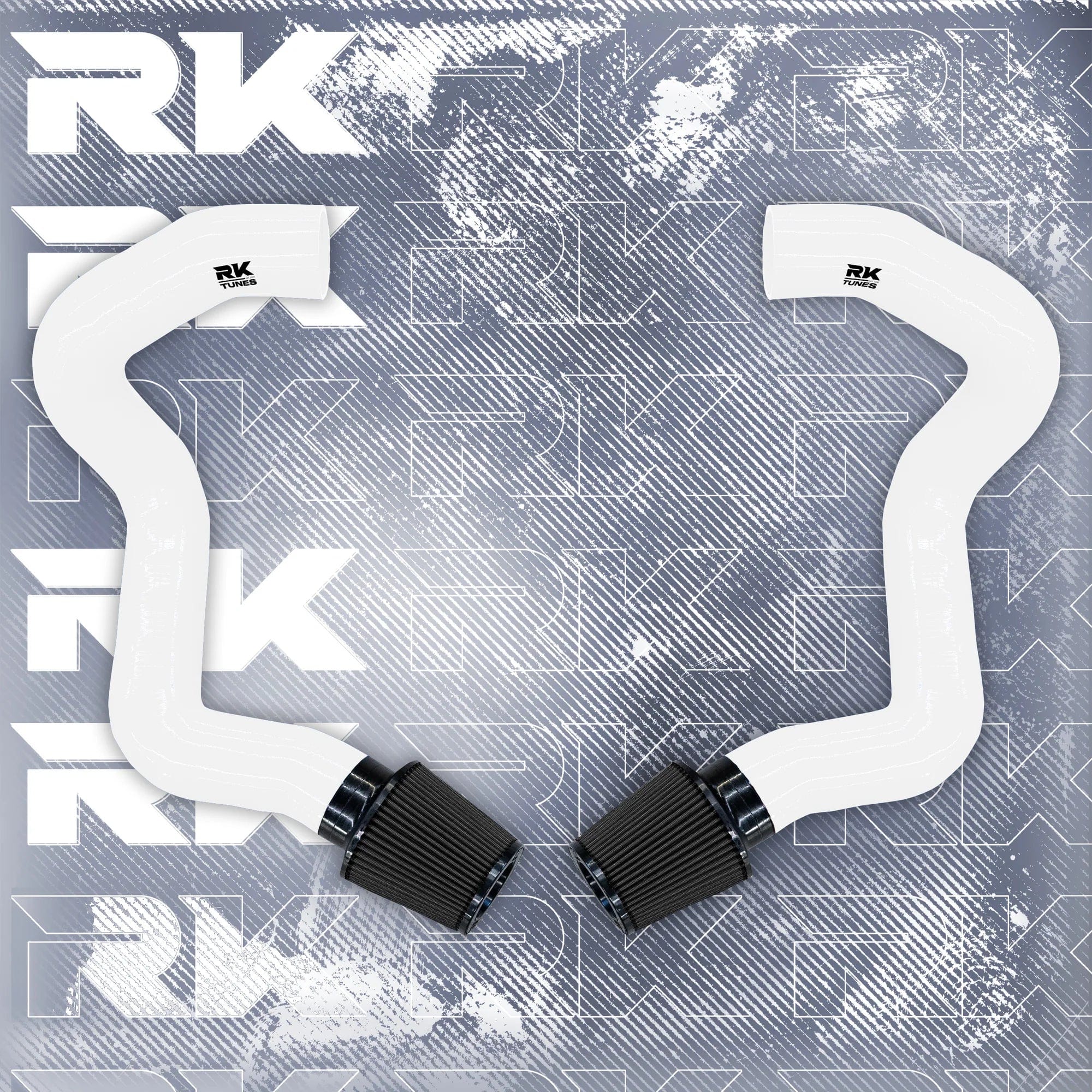 Kies-Motorsports Kies Motorsports BMW F90 M5 M8 / G30 2020+ M550i Front Mount Intakes White / Black Air Filter / M5/M8