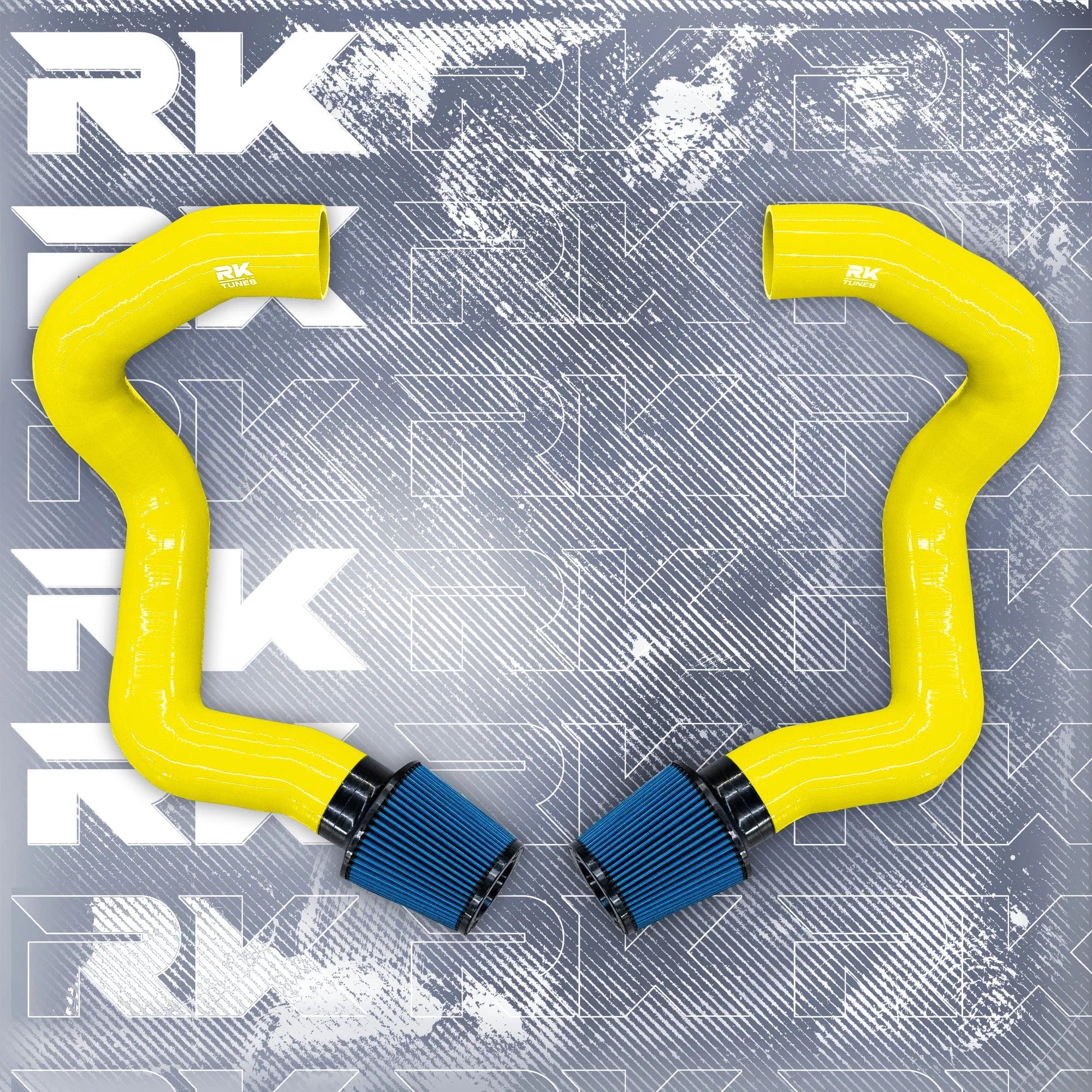 Kies-Motorsports Kies Motorsports BMW F90 M5 M8 / G30 2020+ M550i Front Mount Intakes Yellow / Blue Air Filter / M5/M8