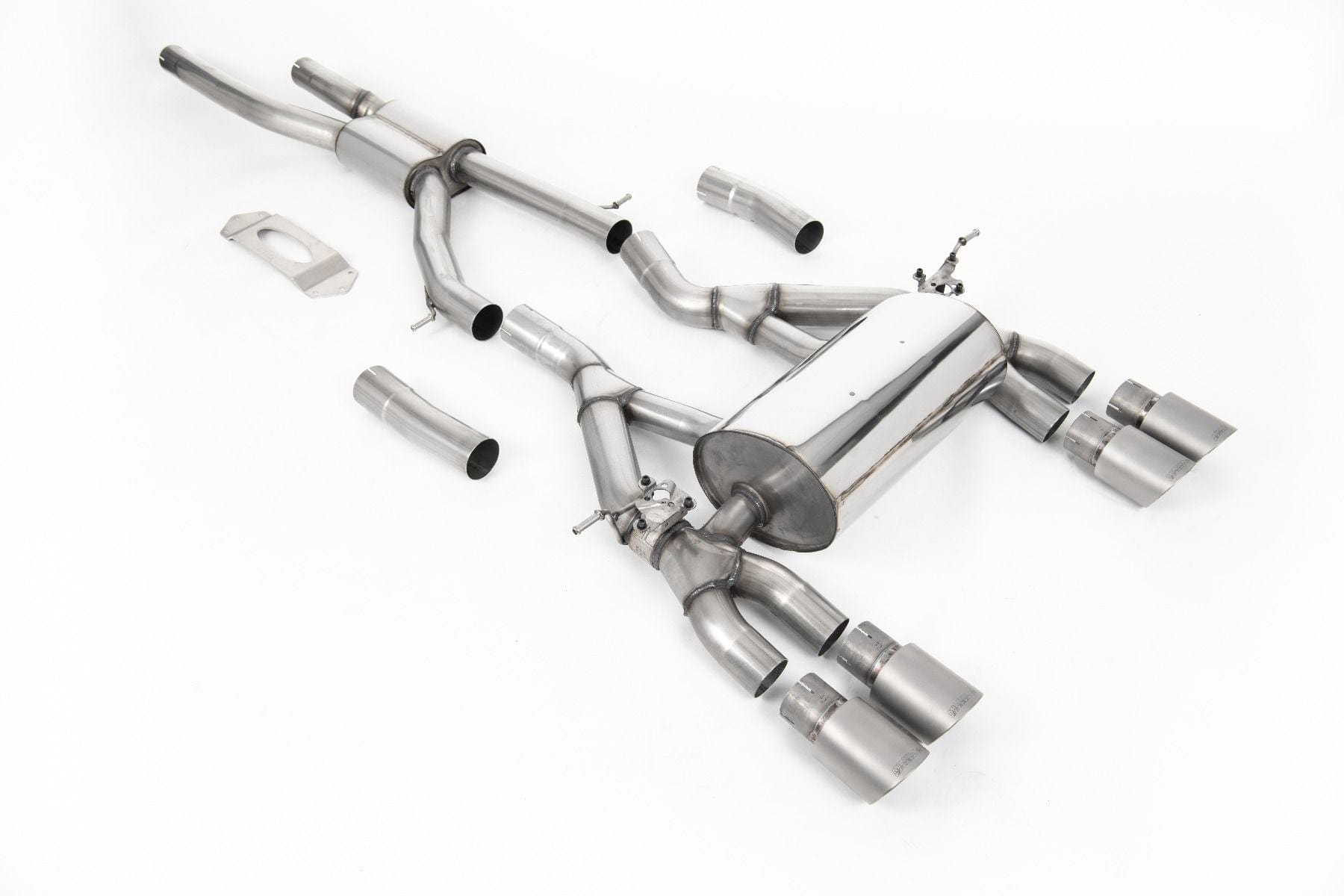 Kies-Motorsports Kies Motorsports GPF / OPF BACK ROAD EXHAUST SYSTEM WITH POLISHED GT-90 TRIMS