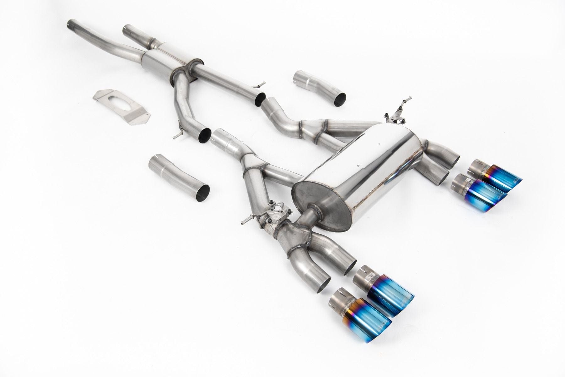 Kies-Motorsports Kies Motorsports GPF / OPF BACK ROAD EXHAUST SYSTEM WITH POLISHED GT-90 TRIMS