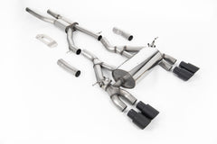 Kies-Motorsports Kies Motorsports GPF / OPF BACK ROAD EXHAUST SYSTEM WITH POLISHED GT-90 TRIMS