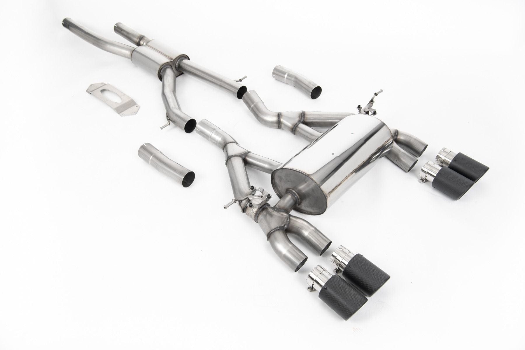 Kies-Motorsports Kies Motorsports GPF / OPF BACK ROAD EXHAUST SYSTEM WITH POLISHED GT-90 TRIMS