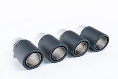 Kies-Motorsports Kies Motorsports GPF / OPF BACK ROAD EXHAUST SYSTEM WITH POLISHED GT-90 TRIMS Carbon Fibre