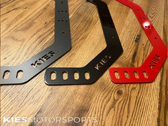 Kies-Motorsports Kies Motorsports Kies Motorsports BMW Fire Extinguisher Seat Mounts Gloss Black 6061 Aluminum / No thanks