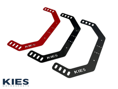 Kies-Motorsports Kies Motorsports Kies Motorsports BMW/MINI Fire Extinguisher Seat Mounts Gloss Black 6061 Aluminum / No thanks