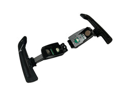 Kies-Motorsports Kies Motorsports Kies Motorsports Porsche 992 Aluminum Alloy (Black) w/ Carbon Fiber Option Magnetic Paddle Shifters