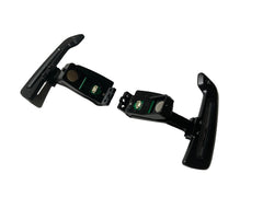 Kies-Motorsports Kies Motorsports Kies Motorsports Porsche 992 Aluminum Alloy (Black) w/ Carbon Fiber Option Magnetic Paddle Shifters