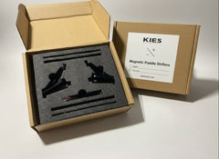 Kies-Motorsports Kies Motorsports Kies Motorsports Porsche 992 Aluminum Alloy (Black) w/ Carbon Fiber Option Magnetic Paddle Shifters