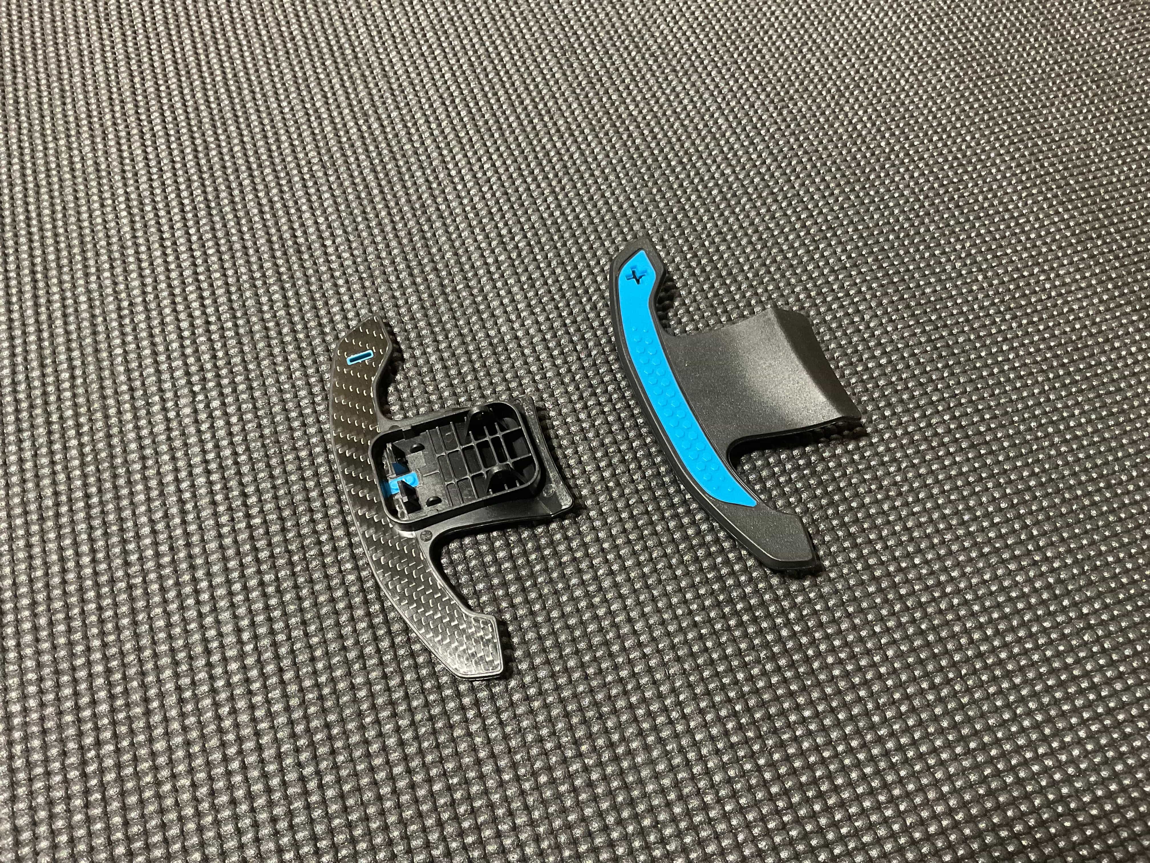 Kies-Motorsports Kies Motorsports OPEN BOX - G8X Carbon Fiber Paddle Shifters (Red/Blue) Blue