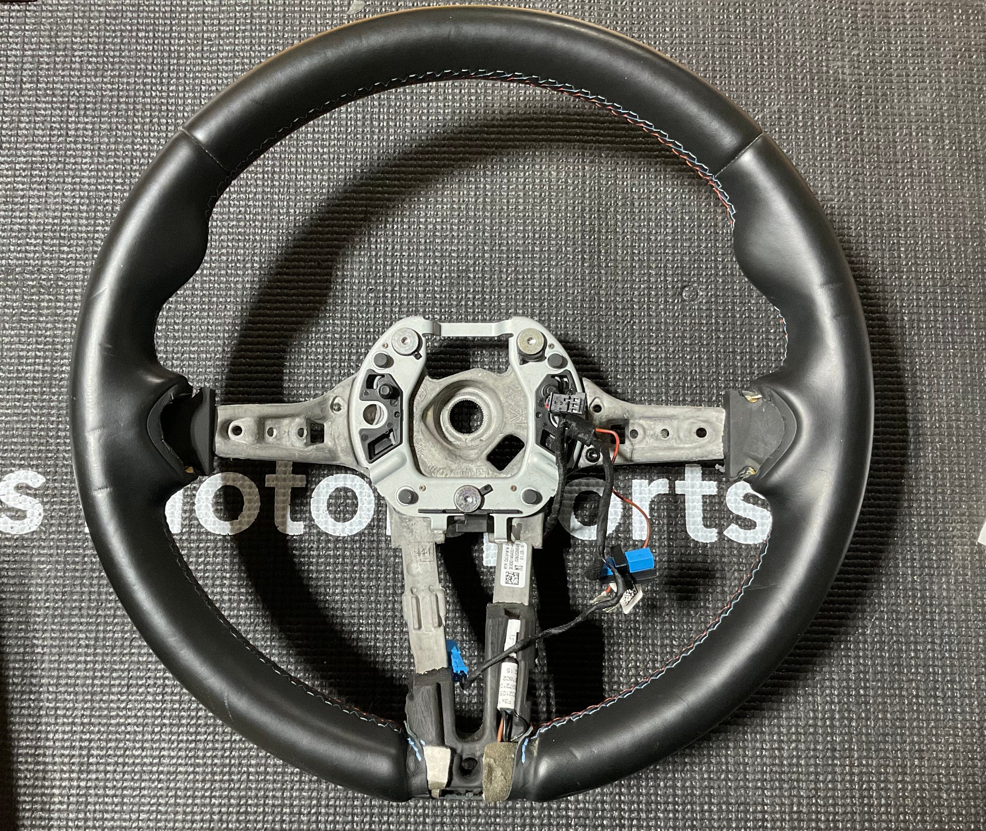 Kies-Motorsports Kies Motorsports OPEN BOX - M Sport OEM Steering Wheel - Leather/M Stitching - F80, F82, F83, F87