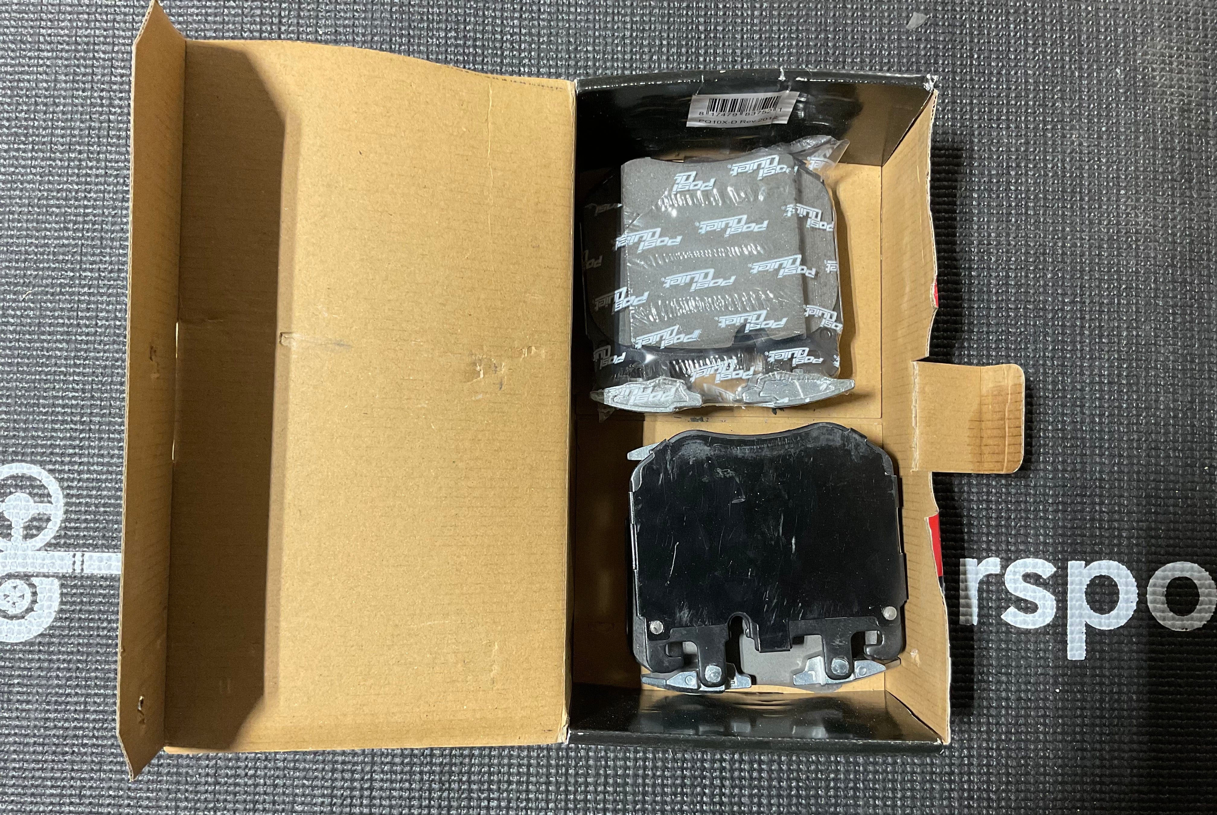 Kies-Motorsports Kies Motorsports OPEN BOX - Posi Quiet Ceramic Disc Brake Pad, with Shims, 2-Wheel Set