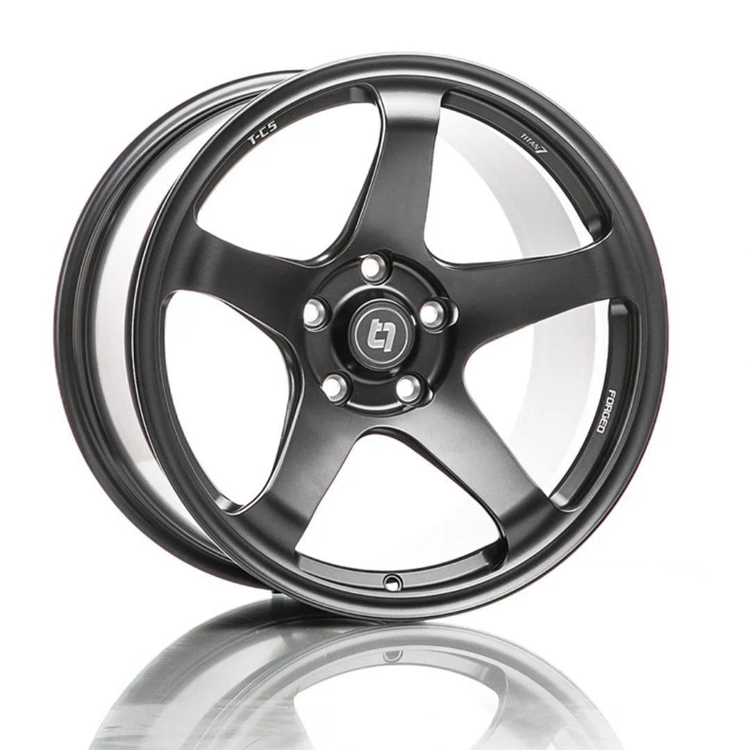 Kies-Motorsports Kies Motorsports Titan 7 T-C5 Wheel - 18x10.0 / Offset +25 / 5x120 E46 M3 / E9XM3 / Advance Dark Gunmetal