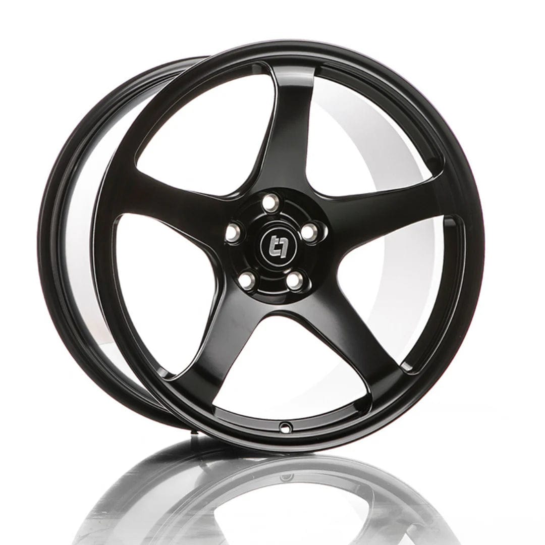 Kies-Motorsports Kies Motorsports Titan 7 T-C5 Wheel - 18x10.0 / Offset +25 / 5x120 E46 M3 / E9XM3 / Machine Black