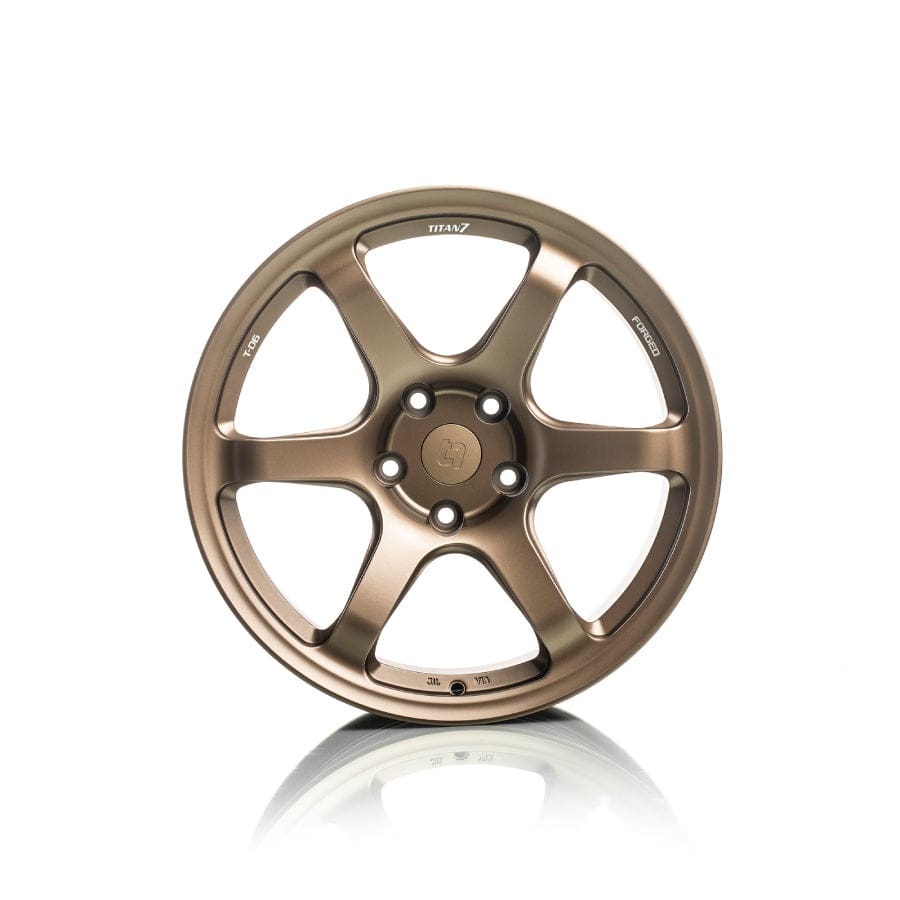 Kies-Motorsports Kies Motorsports Titan 7 T-D6e Wheel 18x10/Offset +25/ 5x120 E46 M3 / E9X M3 / Techna Bronze / SQUARE