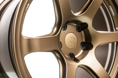 Kies-Motorsports Kies Motorsports Titan 7 T-D6e Wheel 18x10/Offset +25/ 5x120 E46 M3 / E9X M3 / Techna Bronze / SQUARE