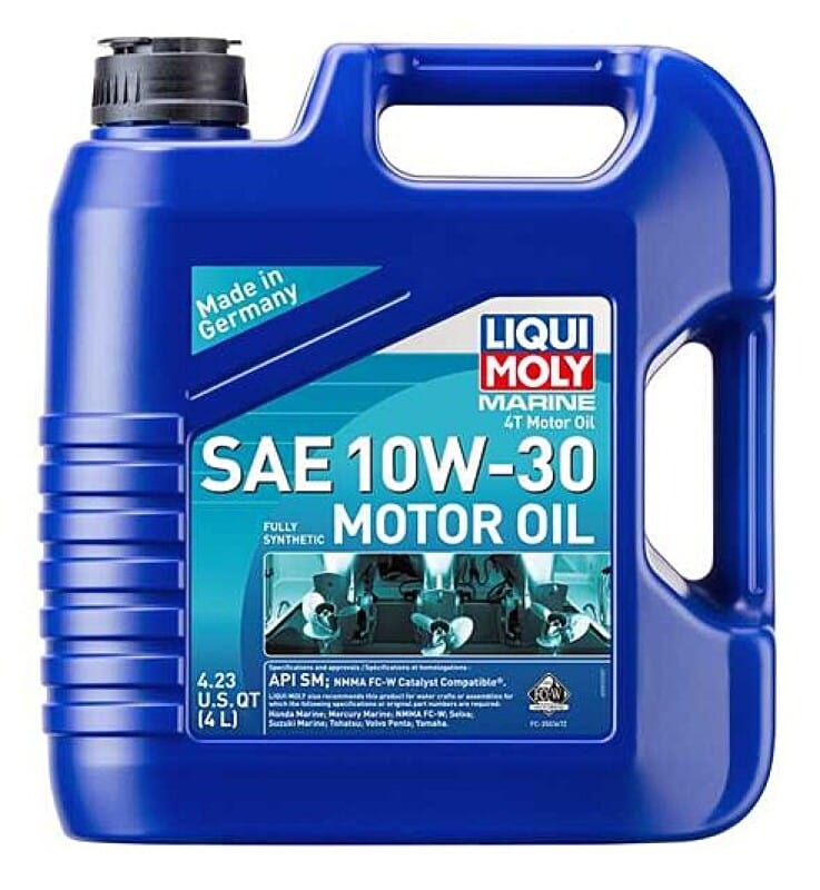 Kies-Motorsports LIQUI MOLY LIQUI MOLY 4L Marine 4T Motor Oil SAE 10W30