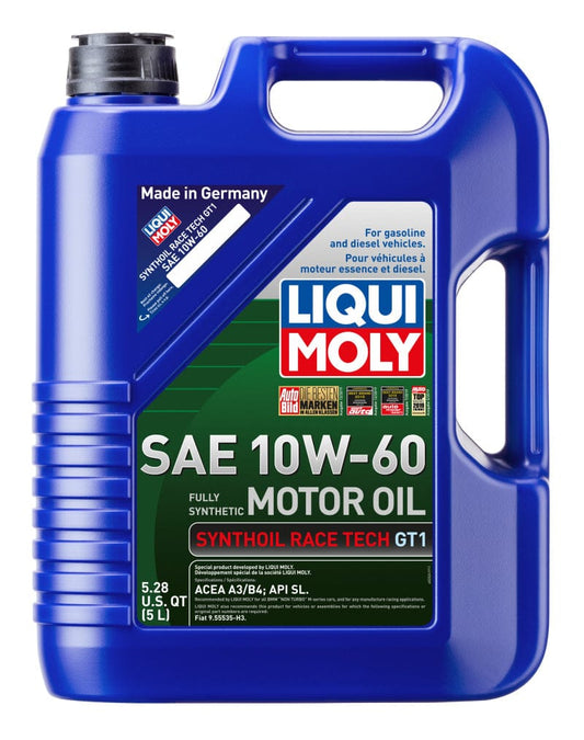 Kies-Motorsports LIQUI MOLY LIQUI MOLY 5L Synthoil Race Tech GT1 Motor Oil SAE 10W60