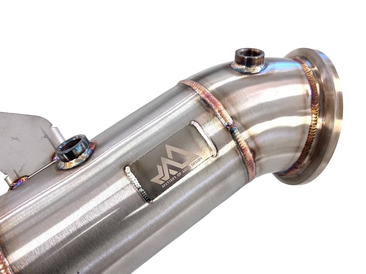 Kies-Motorsports Mastery of Art and Design MAD B58 4.5" Catted Downpipe W/ Bracket BMW F, G Chassis & Supra