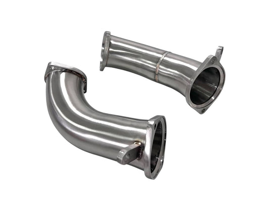 Kies-Motorsports Mastery of Art and Design MAD BMW 2024+ X5M X6M F95 LCI F96 LCI Competition S68 Secondary Downpipes Catless