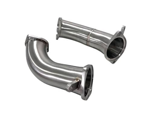 Kies-Motorsports Mastery of Art and Design MAD BMW 2024+ X5M X6M F95 LCI F96 LCI Competition S68 Secondary Downpipes Catless MAD-134