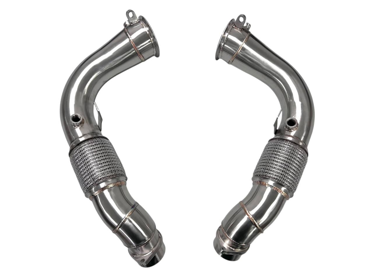 Kies-Motorsports Mastery of Art and Design MAD BMW 2024+ X5M X6M M5 F95 LCI F96 LCI G90 G99 Competition S68 Primary Downpipes Catless
