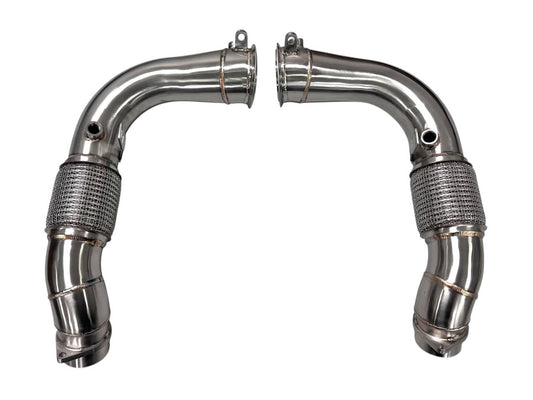 Kies-Motorsports Mastery of Art and Design MAD BMW 2024+ X5M X6M M5 F95 LCI F96 LCI G90 G99 Competition S68 Primary Downpipes Catless