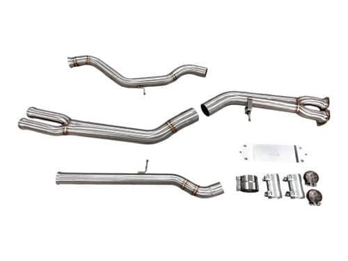 Kies-Motorsports Mastery of Art and Design MAD BMW F80 F82 F83 S55 M3 M4 Single Midpipe (Brace Included)