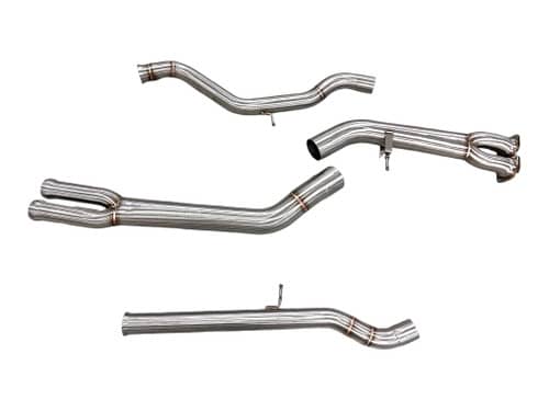 Kies-Motorsports Mastery of Art and Design MAD BMW F80 F82 F83 S55 M3 M4 Single Midpipe (Brace Included)