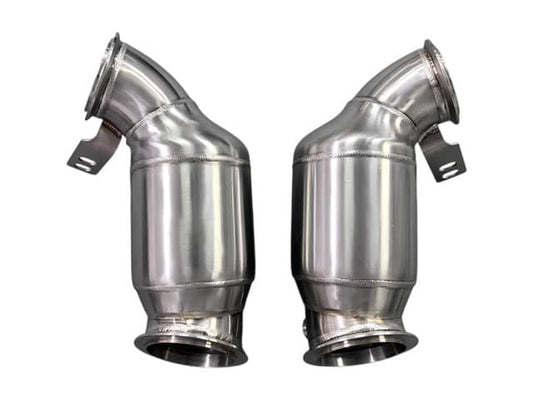 Kies-Motorsports Mastery of Art and Design MAD BMW F9x M5 M8 Catted Downpipes W/ No CEL Guarantee