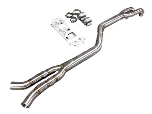 Kies-Motorsports Mastery of Art and Design MAD BMW G87 M2 S58 Non-Resonated Single Midpipe (Brace Included)