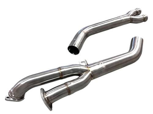 Kies-Motorsports Mastery of Art and Design MAD BMW G87 M2 S58 Non-Resonated Single Midpipe (Brace Included)