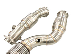 Kies-Motorsports Mastery of Art and Design MAD BMW M2C M3 M4 S58 G87 G80 G82 G83 Resonated Downpipes W/ Flex Section
