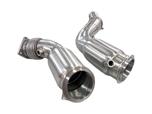 Kies-Motorsports Mastery of Art and Design MAD BMW S55 Catted Downpipes M2C M3 M4 W/ Flex Section