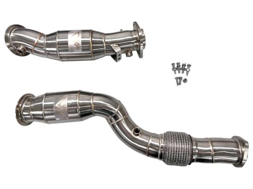 Kies-Motorsports Mastery of Art and Design MAD BMW S58 CATTED DOWNPIPES M2 M3 M4 G80 G82 G83 G87 W/ FLEX SECTION