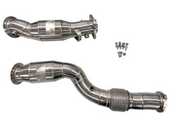 Kies-Motorsports Mastery of Art and Design MAD BMW S58 CATTED DOWNPIPES M2 M3 M4 G80 G82 G83 G87 W/ FLEX SECTION
