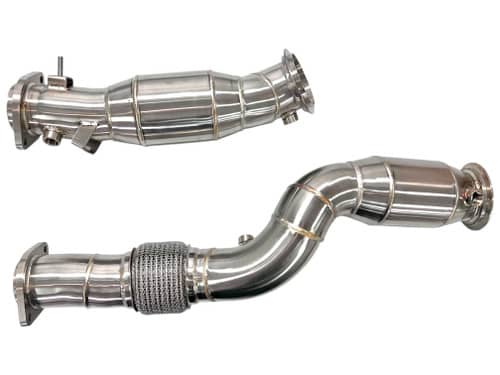 Kies-Motorsports Mastery of Art and Design MAD BMW S58 CATTED DOWNPIPES M2 M3 M4 G80 G82 G83 G87 W/ FLEX SECTION